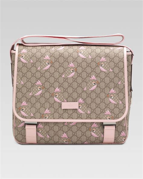 gucci gg zoo birds diaper bag|Gucci GG Supreme Zoo Birds Diaper Bag .